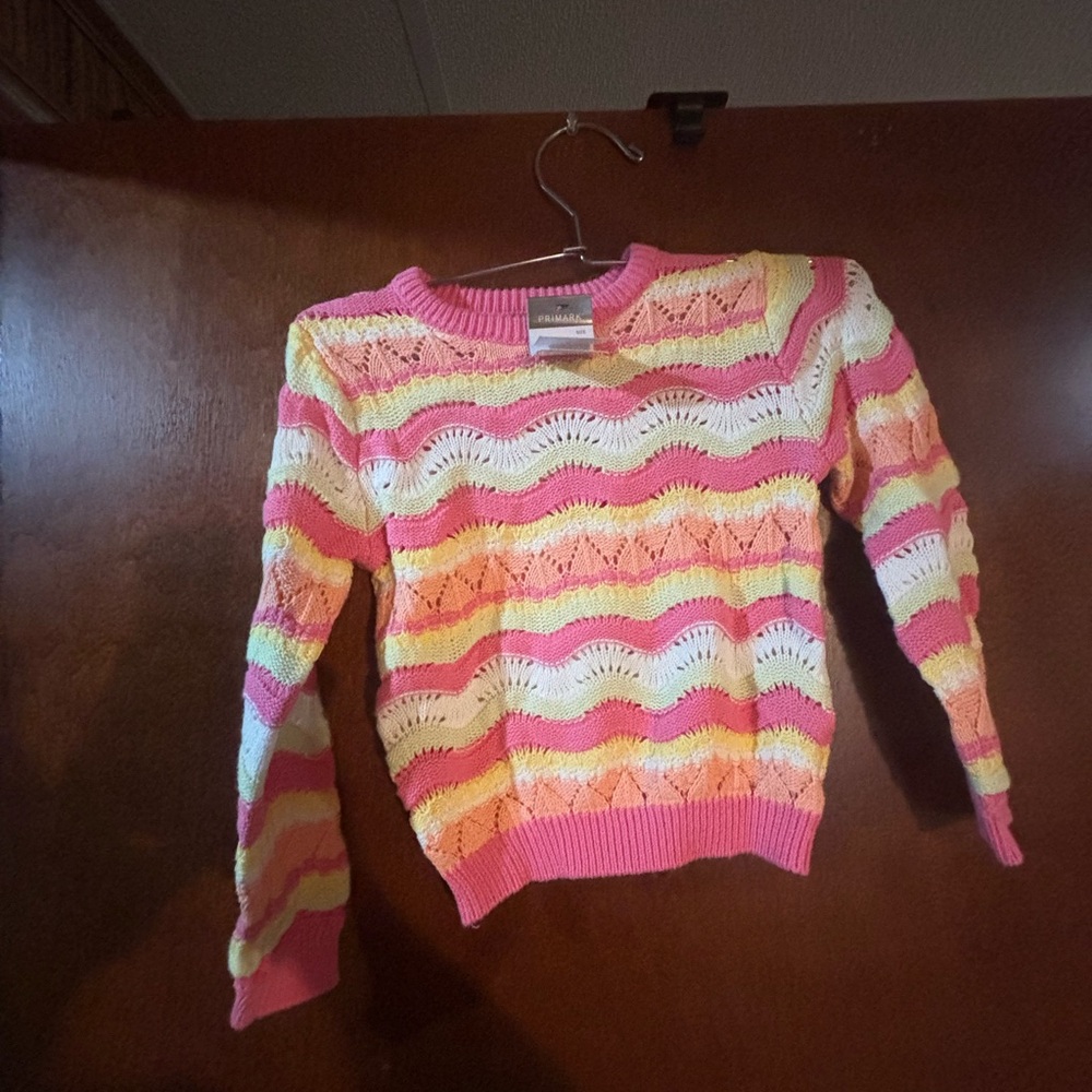 Colorful Striped girls  Sweater size 5/6